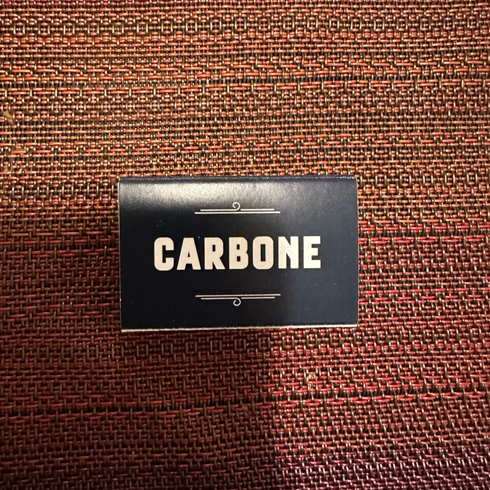 Carbone matchbook